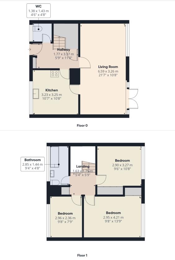 Batemoor Walk, Sheffield Floorplan